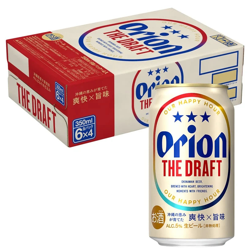 Orion Draft Beer, 350 ml x 24 Cans