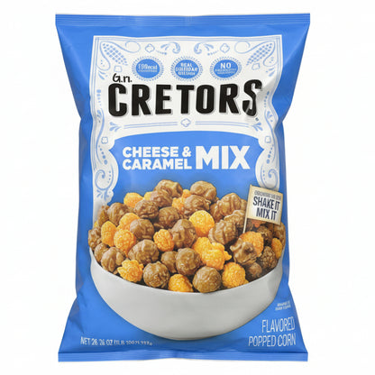 Popcorn Cheese & Caramel Mix