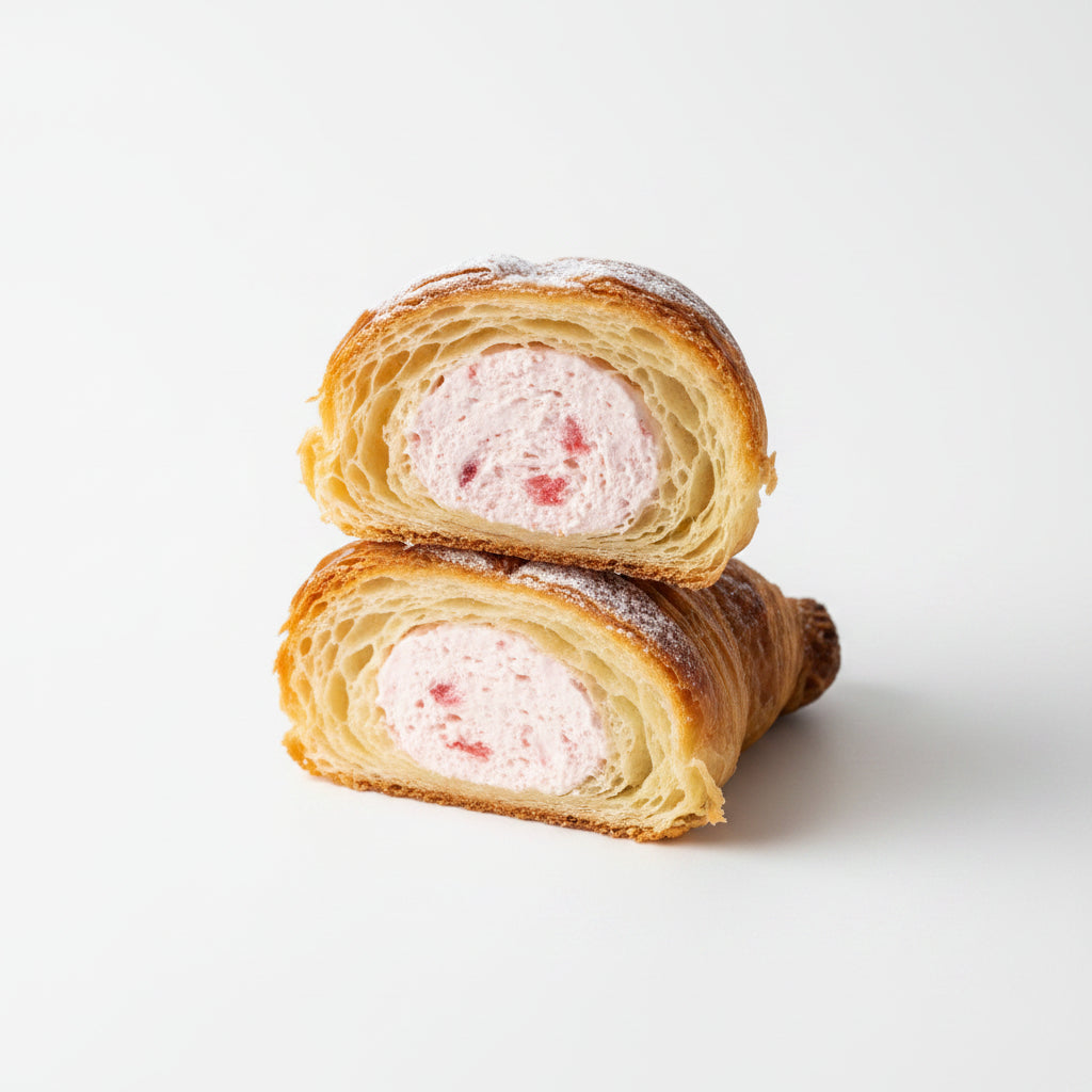 Mini Strawberry Cream Croissant